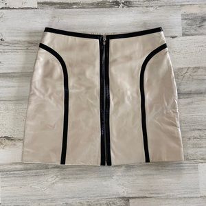 margaret godfrey leather skirt, size 6